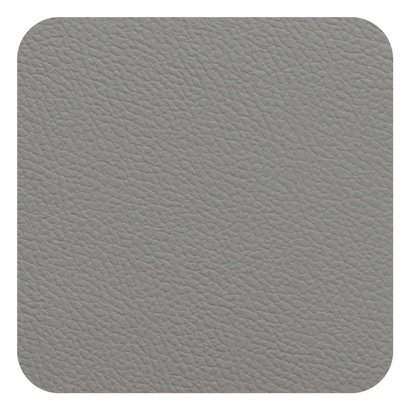 Tradestock 2-tone Grey Flexi Faux Leather Coasters  Light Grey