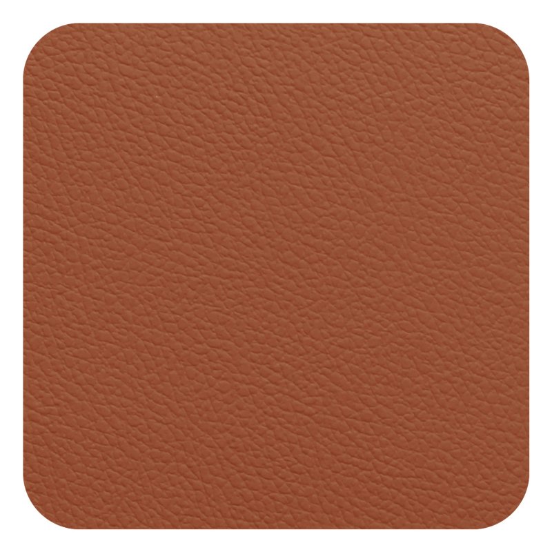 Tradestock Rust Black Flexi Faux Leather Coasters Rust