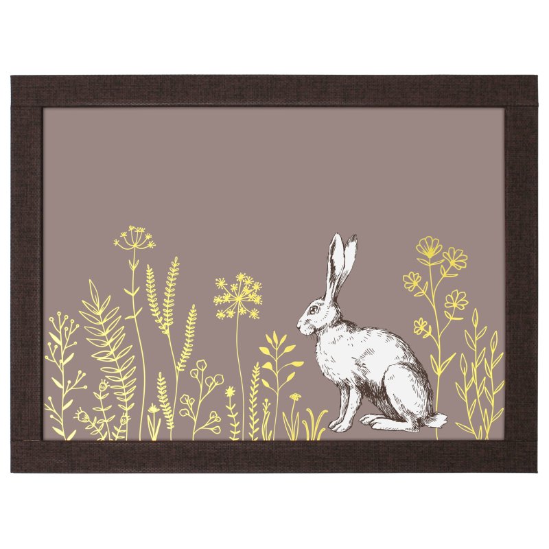 Tradestock Woodland Animals Textured Faux Leather Laptray