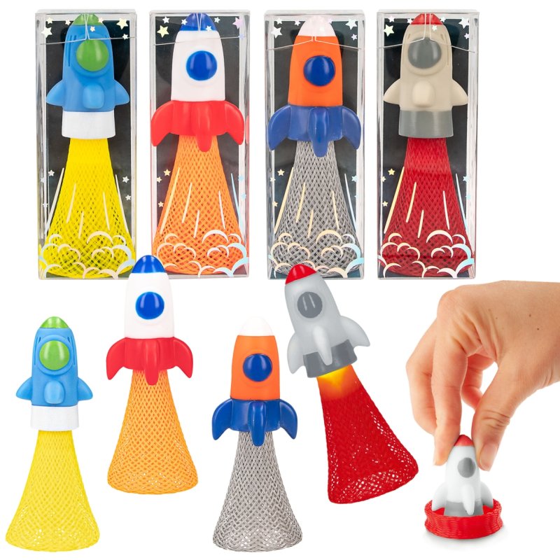 Monster Cars SPACEFUN Jumping Rocket With LED Light