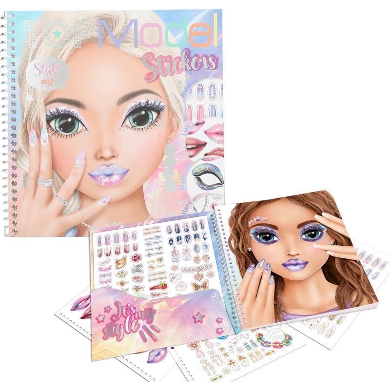 TOPModel Style Me Up Face Sticker Book