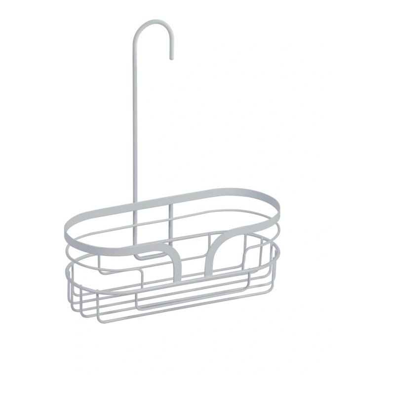 Showerdrape Dante White Mini Shower Caddy