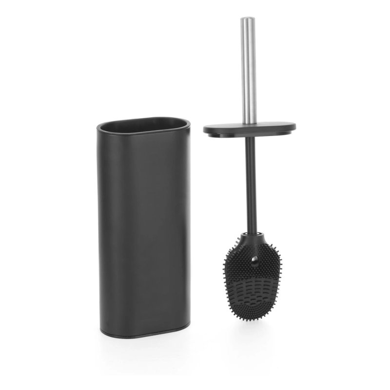 Showerdrape Fortuna Black Toilet Brush And Holder