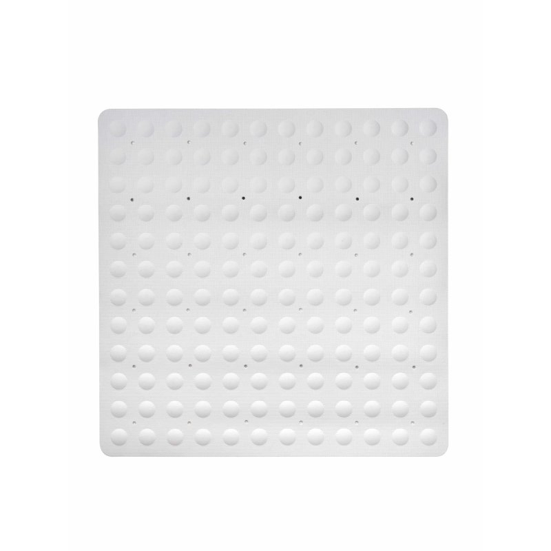 Showerdrape Orbit White Anti Slip Shower Mat