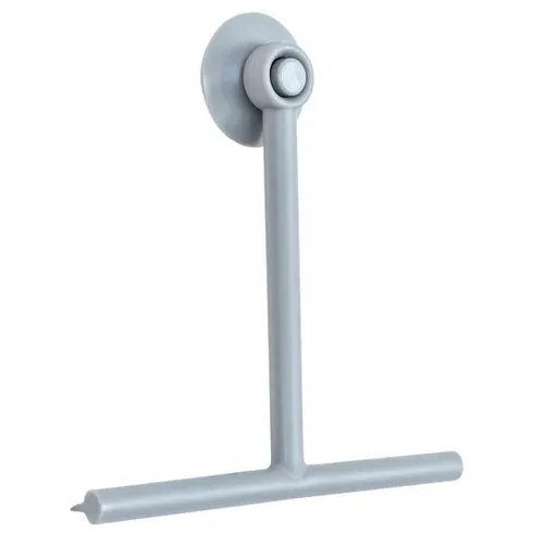 Showerdrape Rocco Light Grey Squeegee