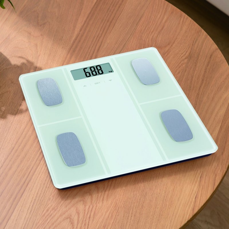 Showerdrape Frosted Glass Body Analyser Bathroom Scale