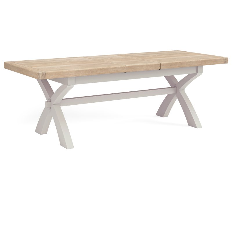 Thornham Cross Leg Extending Dining Table image of the table on a white background