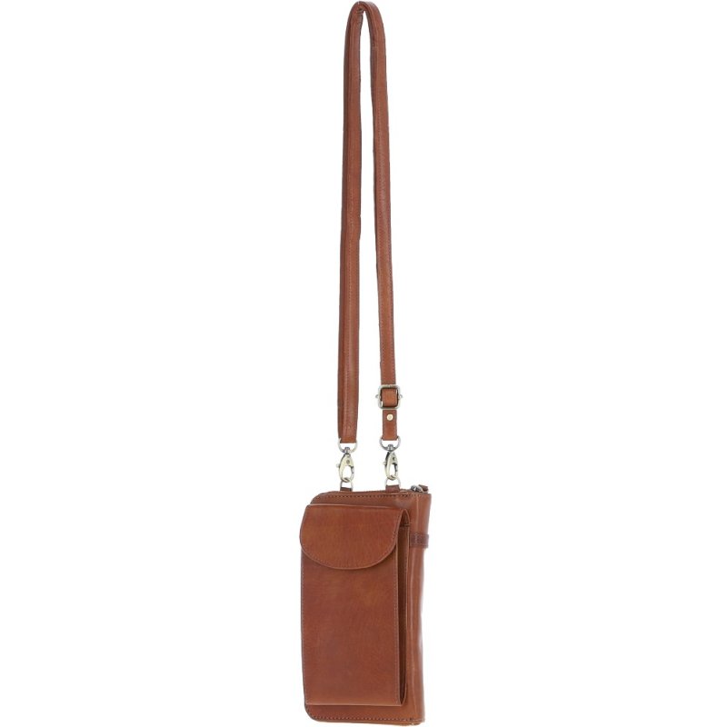 Honey Leather Strap Purse