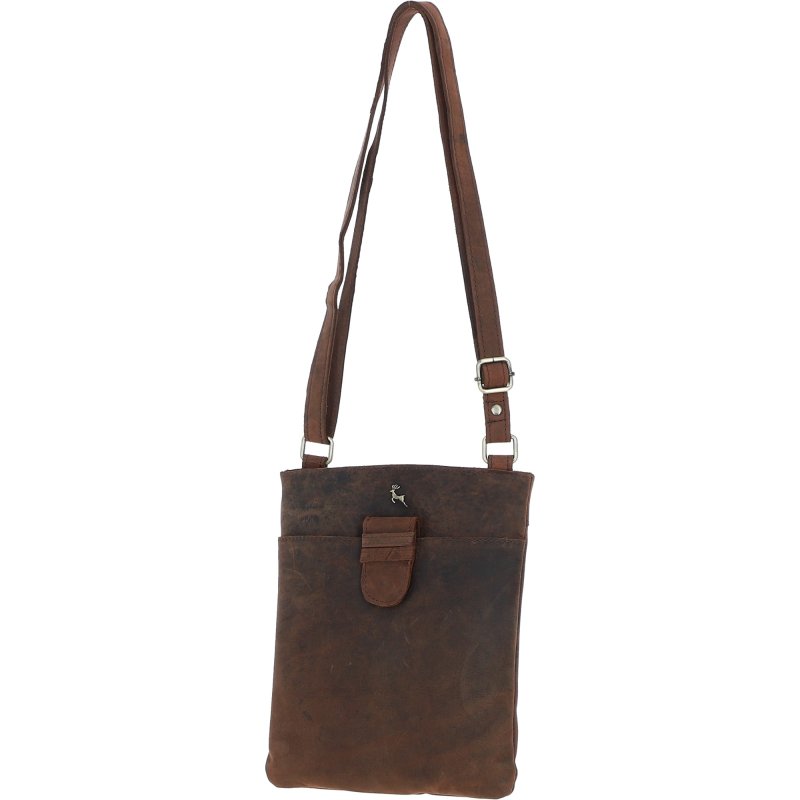 Brown Multi Pocket Shoulder Bag