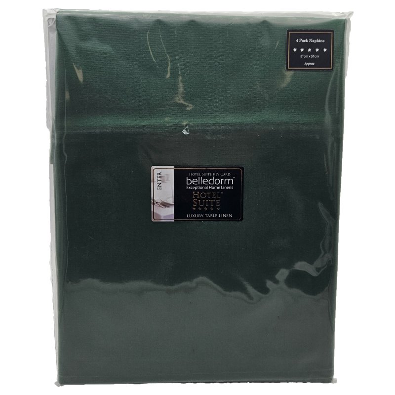 Belledorm Amalfi Pack Of 4 Napkins Forest in packaging