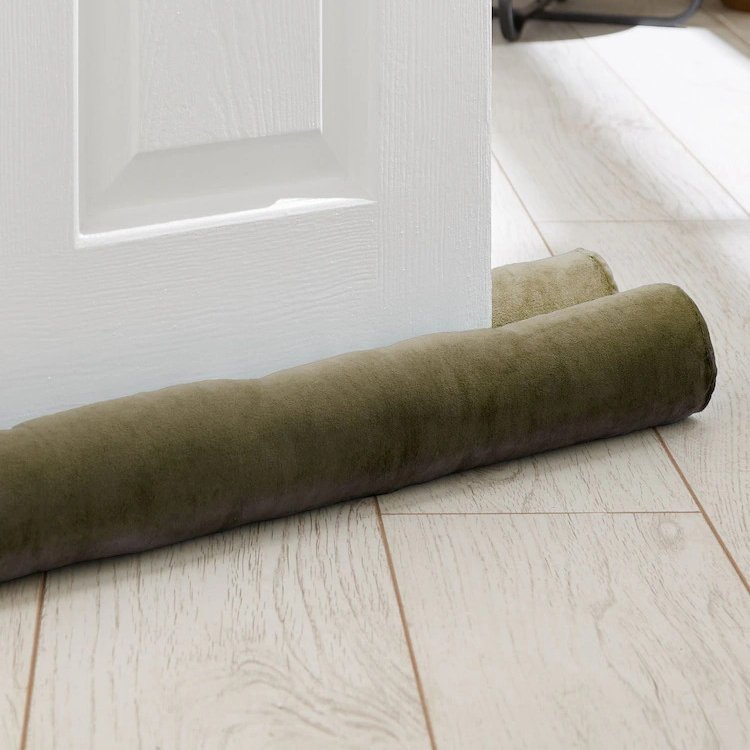 Catherine Lansfield Olive Double Sided Draught Excluder