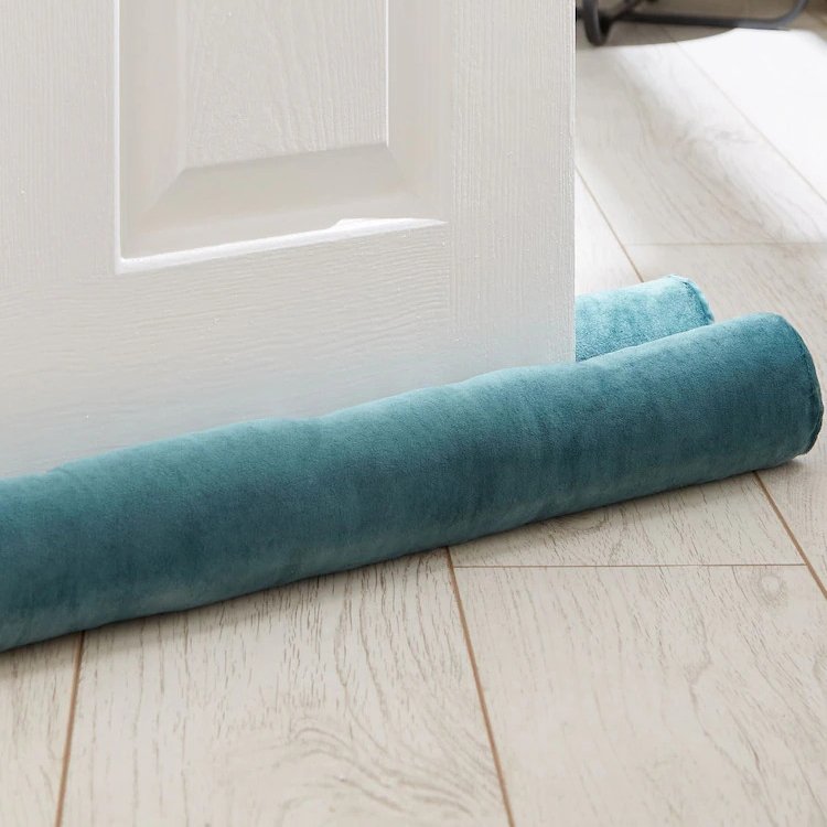 Catherine Lansfield Teal Double Sided Draught Excluder