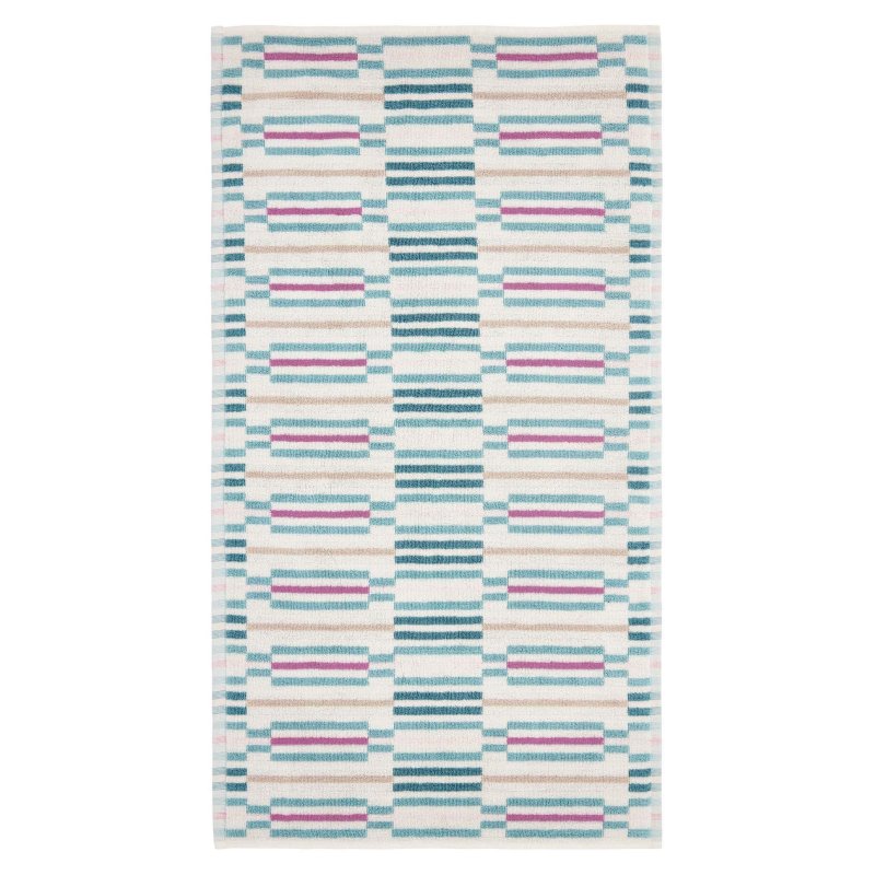 Joules Collector Geo Bath Mat Aqua