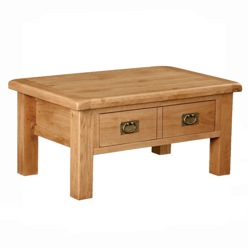 Chester Coffee Table With Drawer on a white background