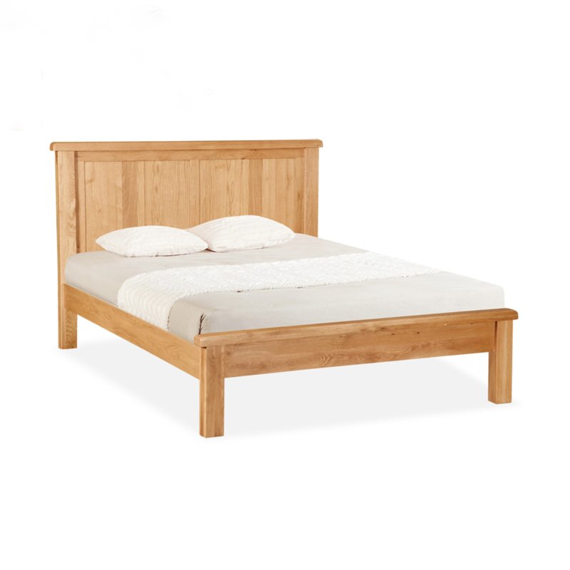 Chester Solid Panelled Bed Frame image of the bed frame on a white background