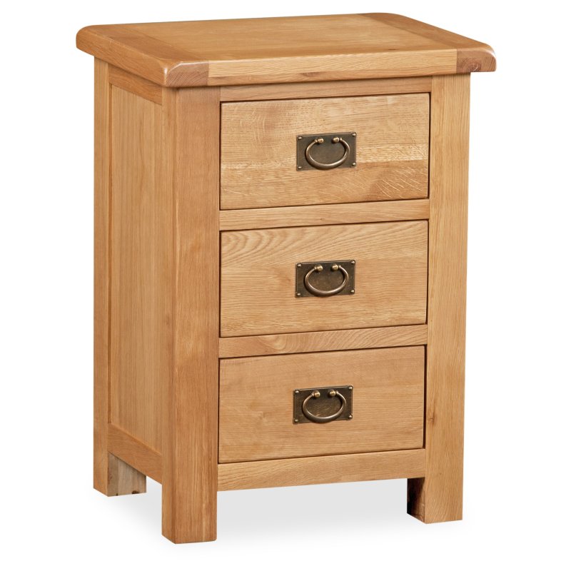 Chester Wide Bedside Table on a white background