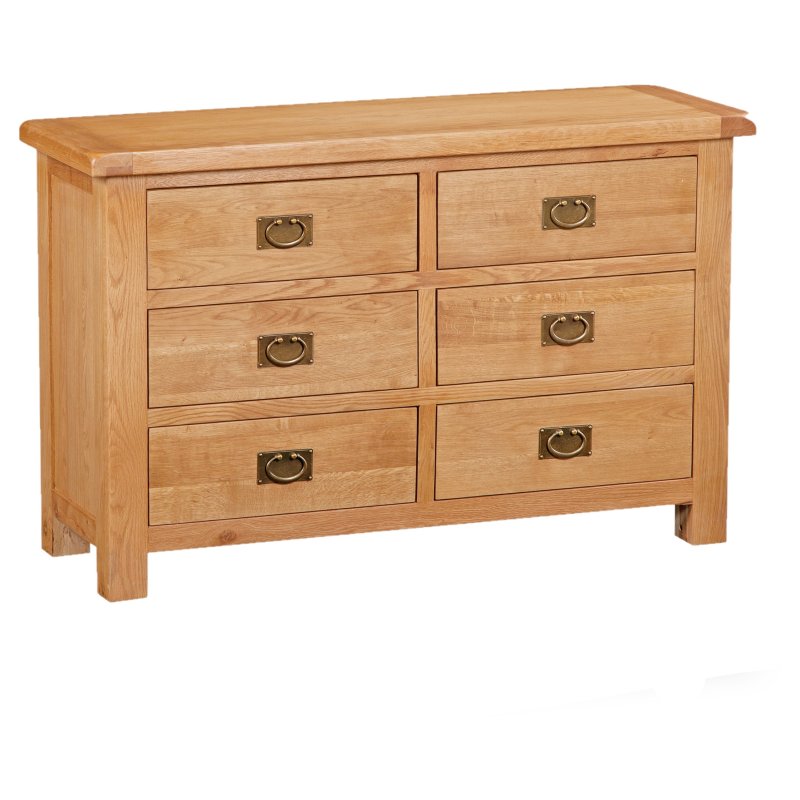 Chester 6 Drawer Chest on a white background