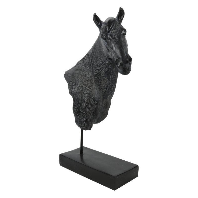 Giaro Black Horse Head Ornament