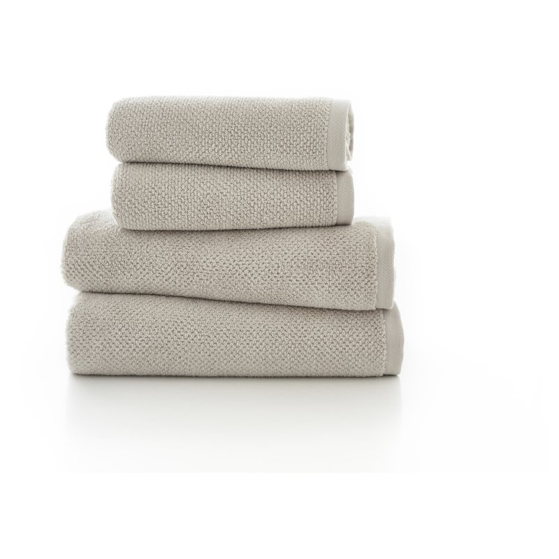 Deyongs Romeo Towels Stone on White