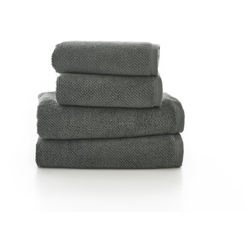 Deyongs Romeo Towels Charcoal on white