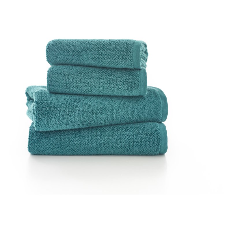 Deyongs Romeo Towels Peacock on White