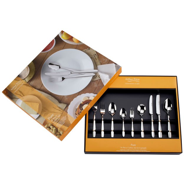 Arthur Price Pure 76 Piece Cutlery Set