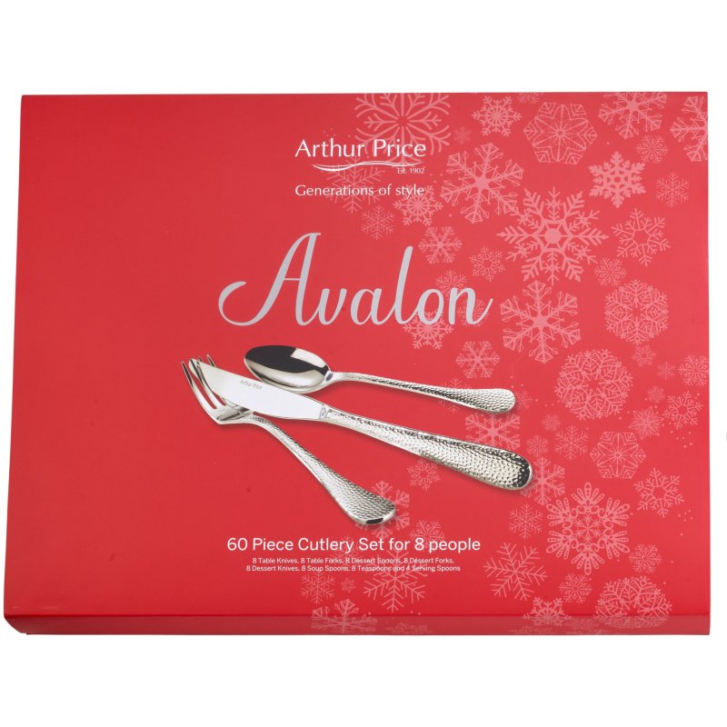 Arthur Price Avalon 60 Piece Cutlery Set in Box