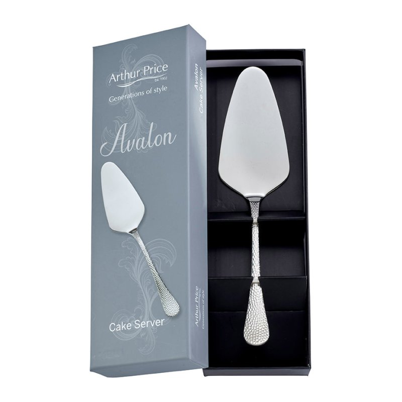 Arthur Price Avalon Boxed Cake Server with box