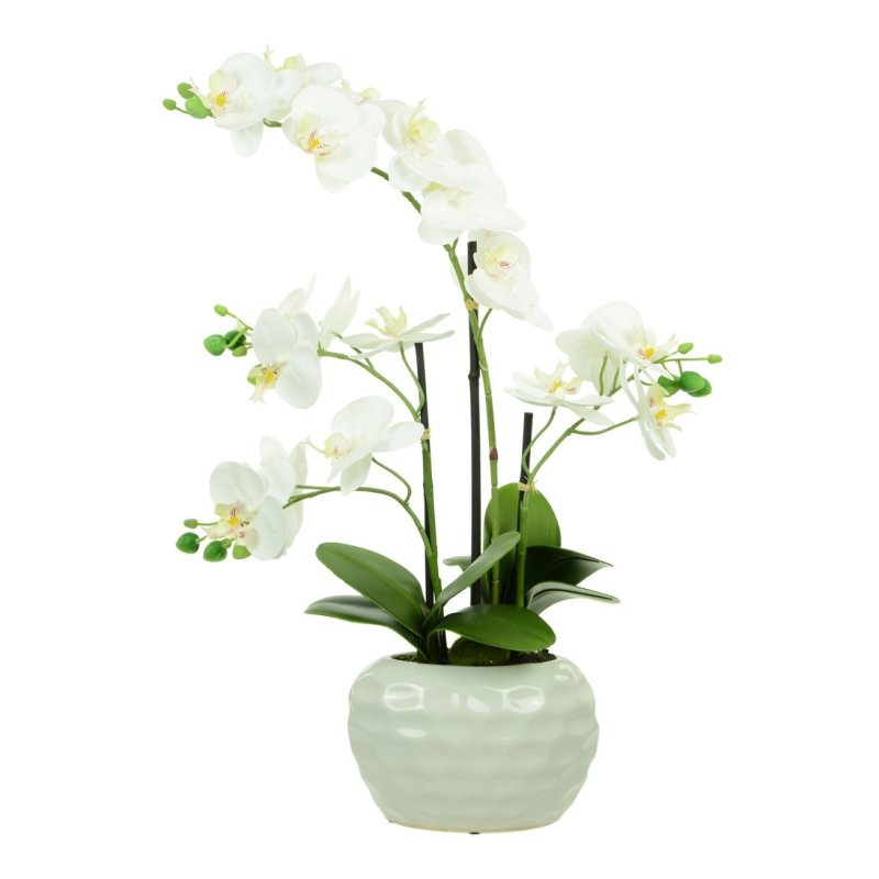 Floralsilk Phalaenopsis Dimpled Pot 53cm