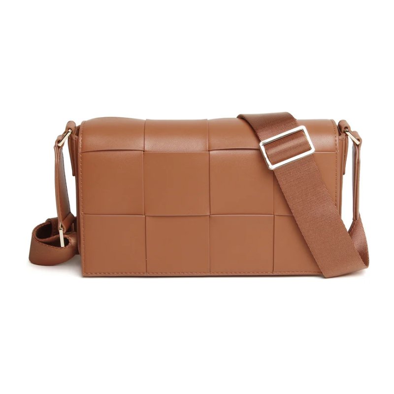 Alice Wheeler Tan Lisbon Crossbody Bag front