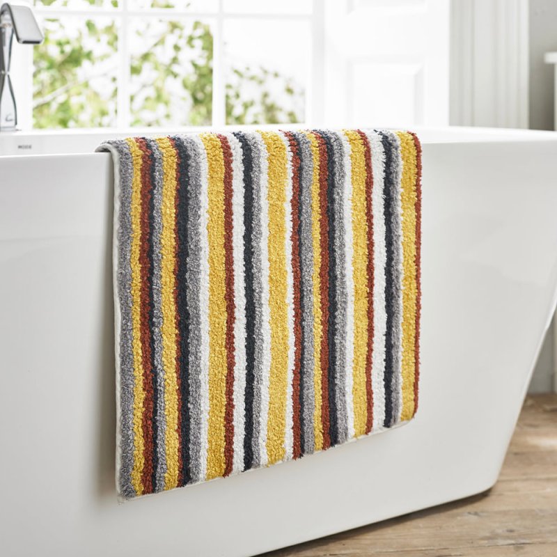 Deyongs Hanover Bath Mat Mustard