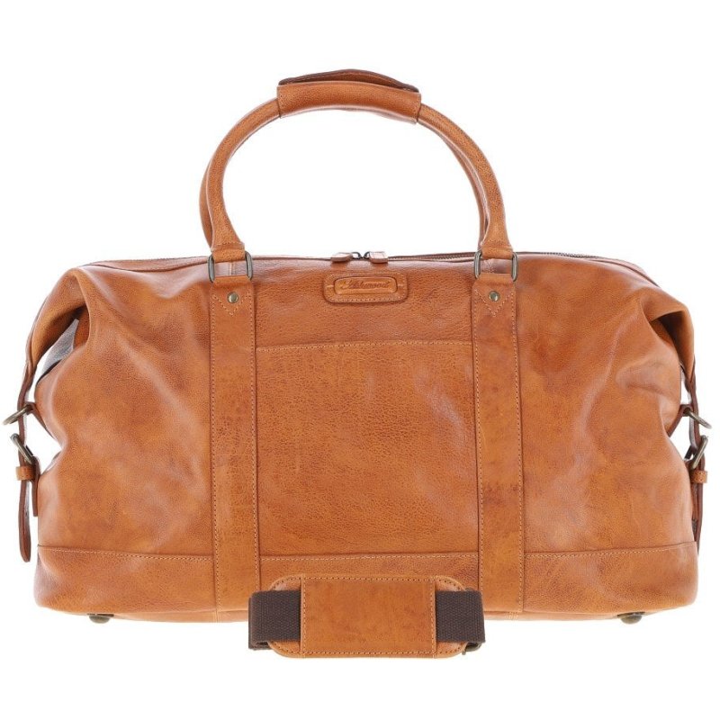 Ashwood Leather Austin Tan Weekend Holdall front