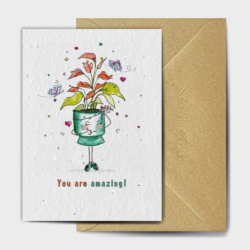 The Seed Card Company An Amazing Anthurium At That Card