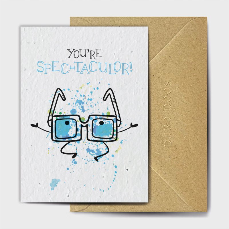 The Seed Card Company Supermans Disguise Card