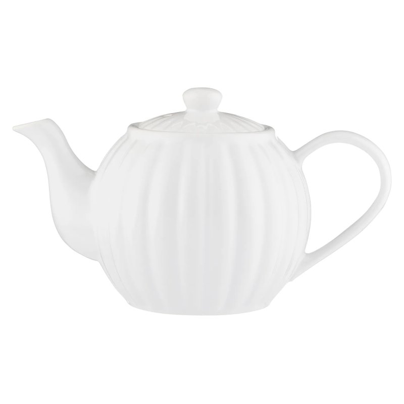 Price & Kensington Luxe White 6 Cup Teapot cut out