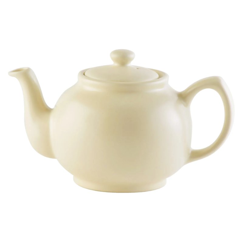 Price & Kensington Matt Cream Teapot 6 cup