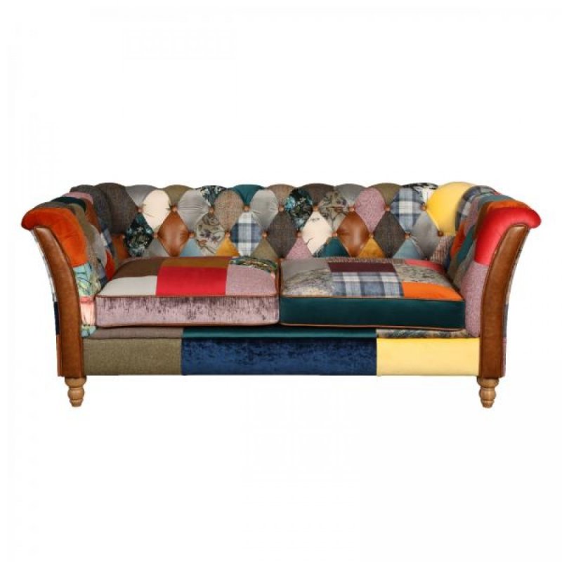 Rutland Patchwork 2 Seater Sofa