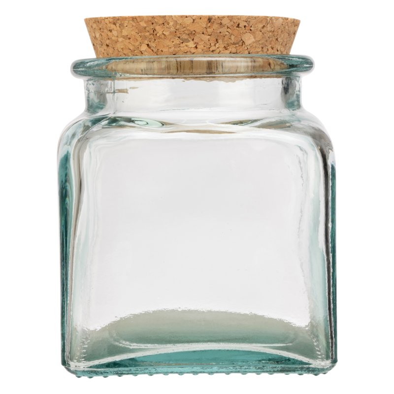 &Again Recycled Glass Storage Jar 500ml