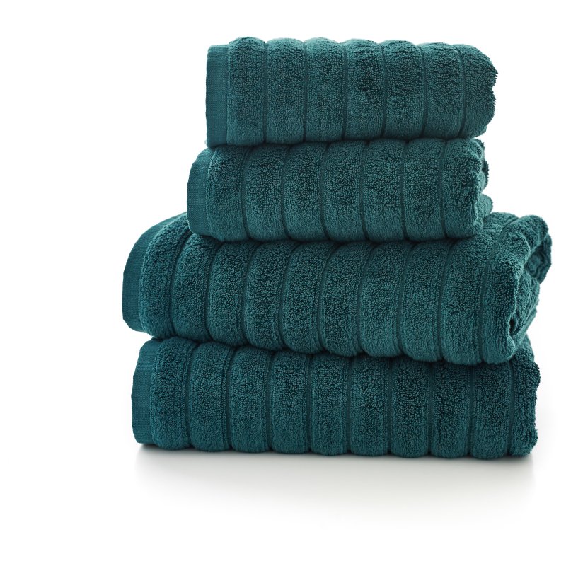 The Lyndon Company Ribbleton Towels Dark Green