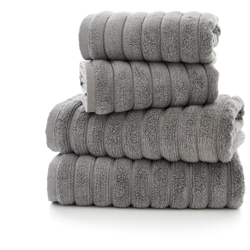 The Lyndon Company Ribbleton Towels Dove Grey