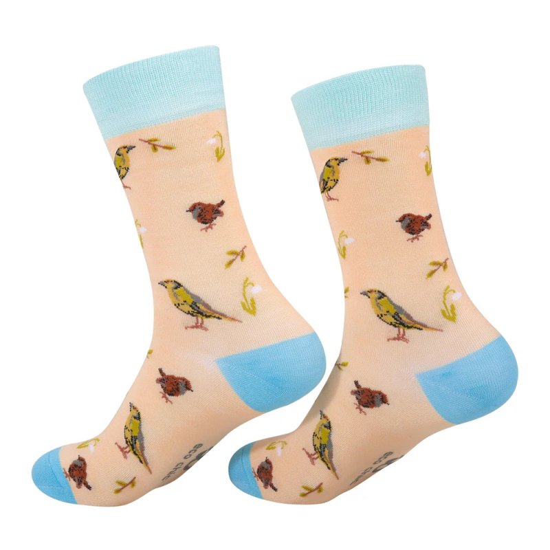 Eco Chic RSPB Greenfinch Eco-Friendly Bamboo Socks