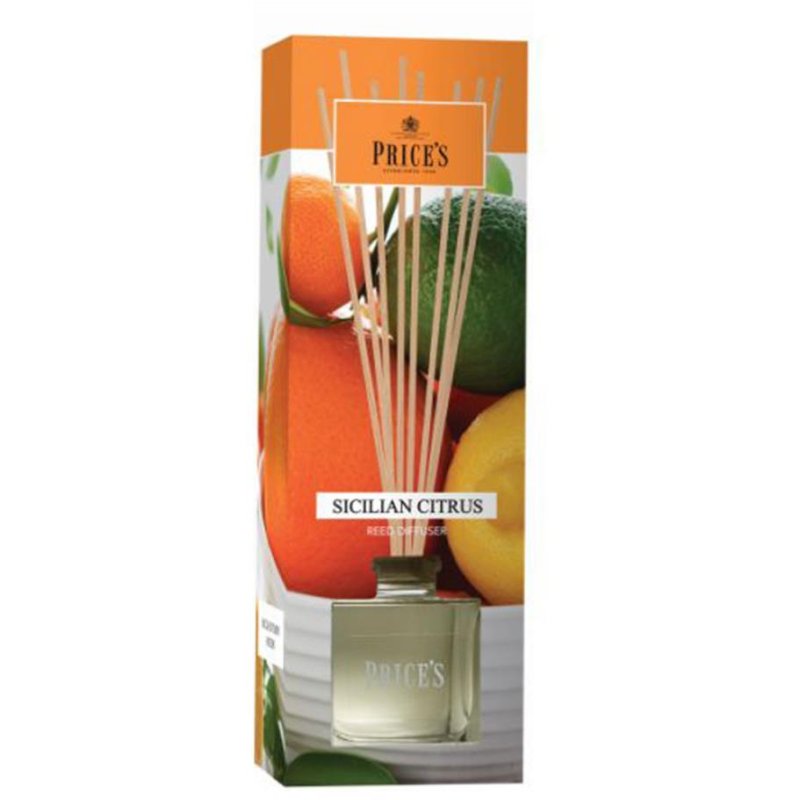 Prices Candles Sicilian Citrus Reed Diffuser