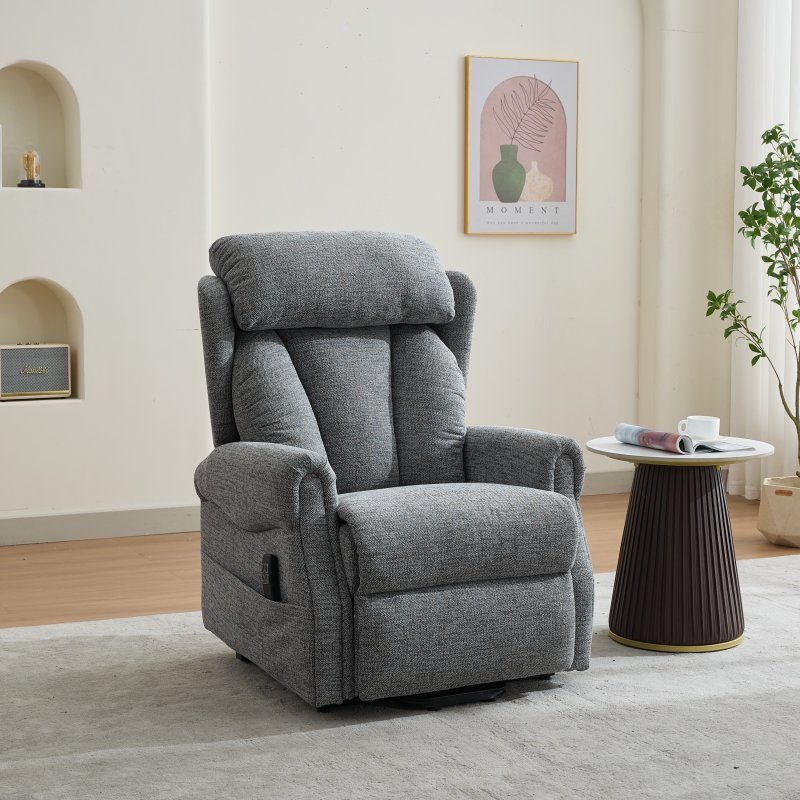 Georgia Dual Motor Lift & Rise Chair In Grey lifestyle image