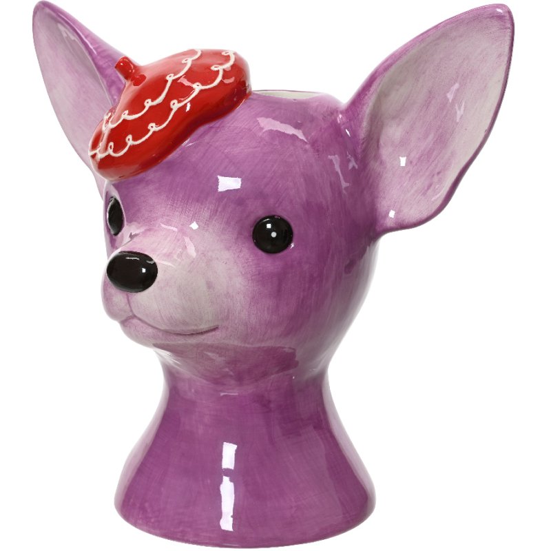 Kaemingk Kaemingk Lilac Chihuahua Vase