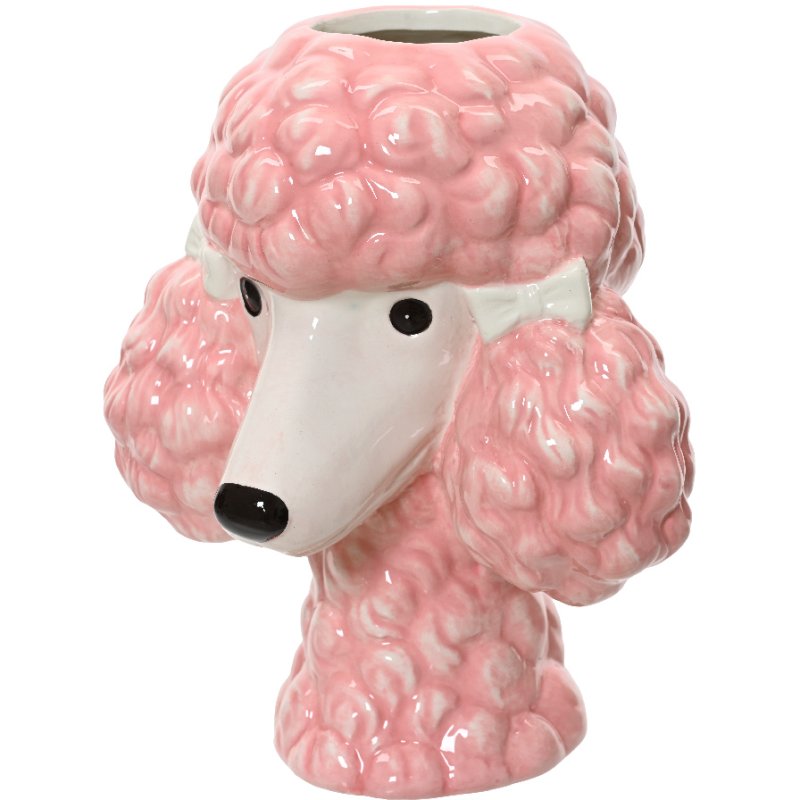 Kaemingk Kaemingk Pink Poodle Vase