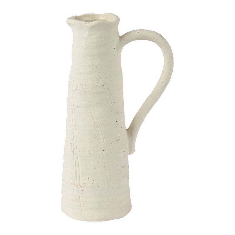 Kaemingk Kaemingk Matte Stoneware Vase with Handle