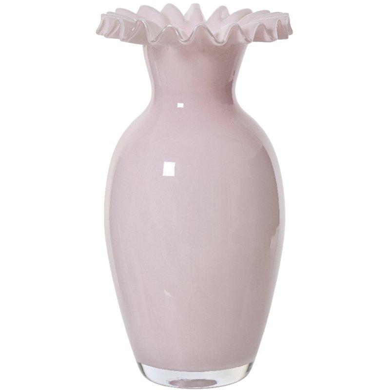 Kaemingk Kaemingk Light Pink Glass Vase