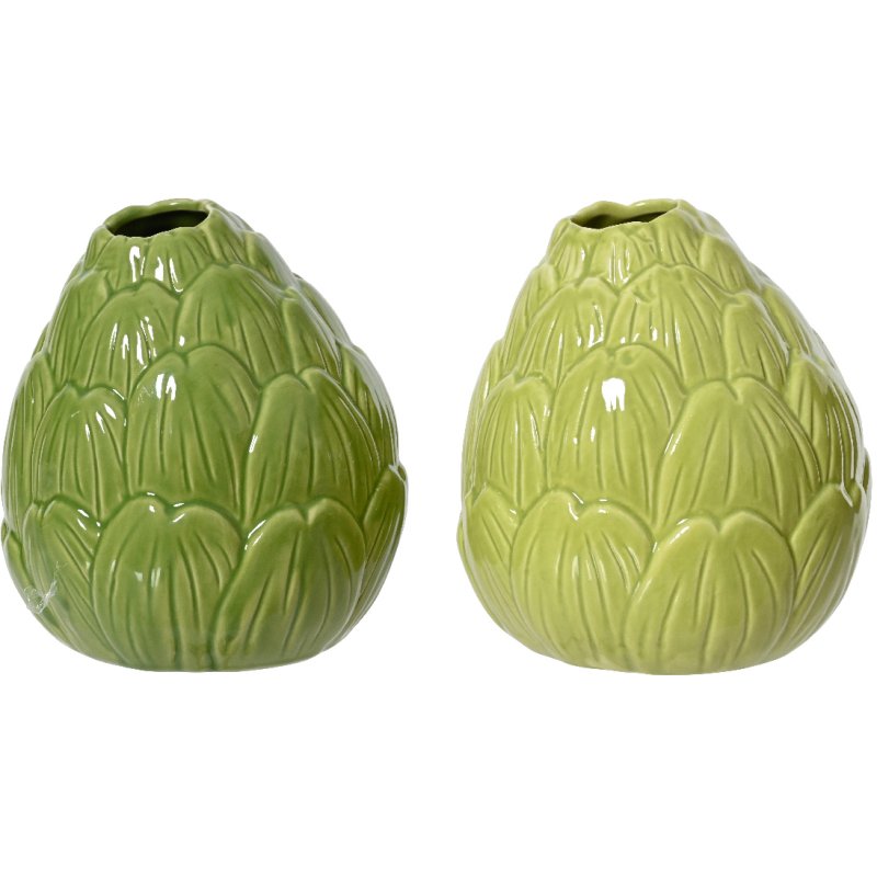 Kaemingk Kaemingk Porcelain Artichoke Vase