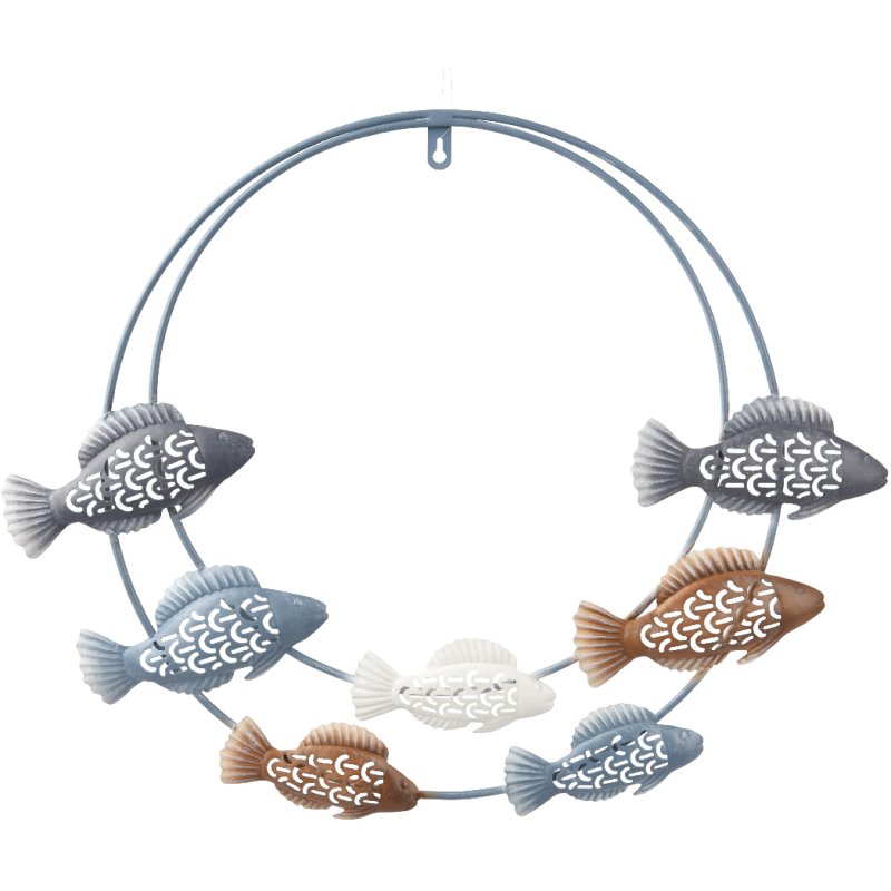 Kaemingk Kaemingk Round Fish Wall Decoration