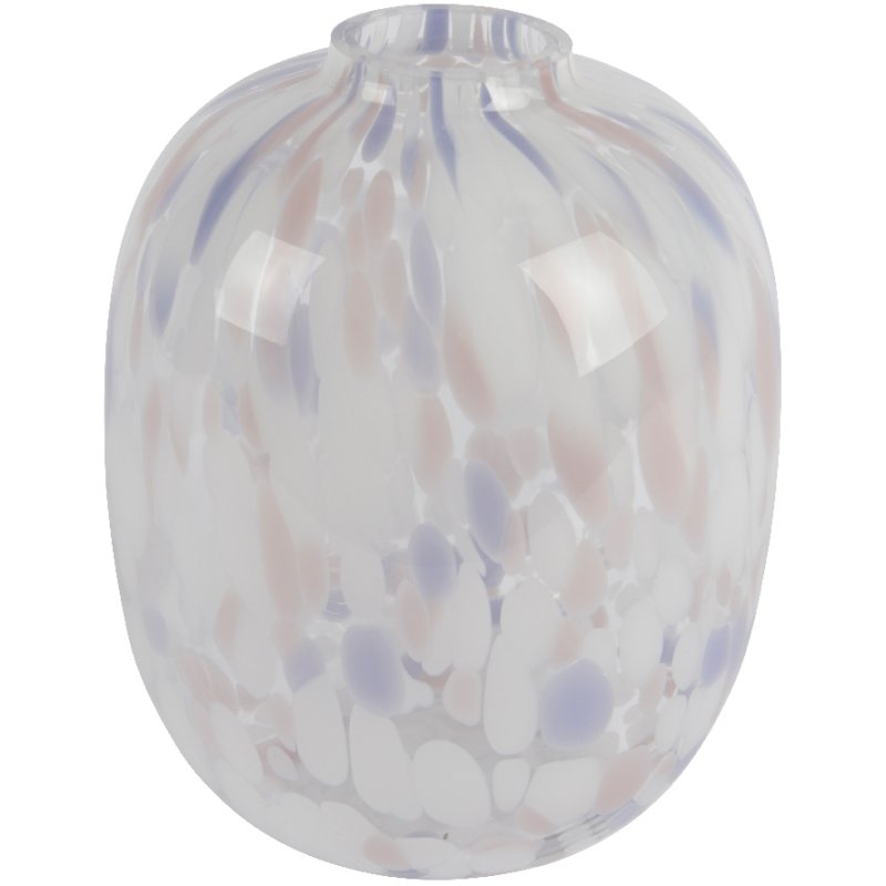 Kaemingk Kaemingk Pastel Dappled Glass Vase